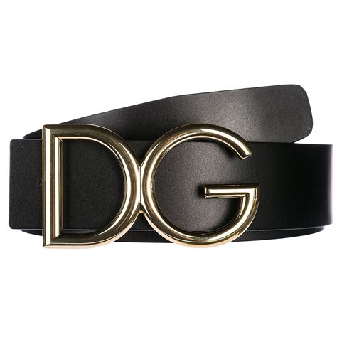 dolce & gabbana men's leather belt